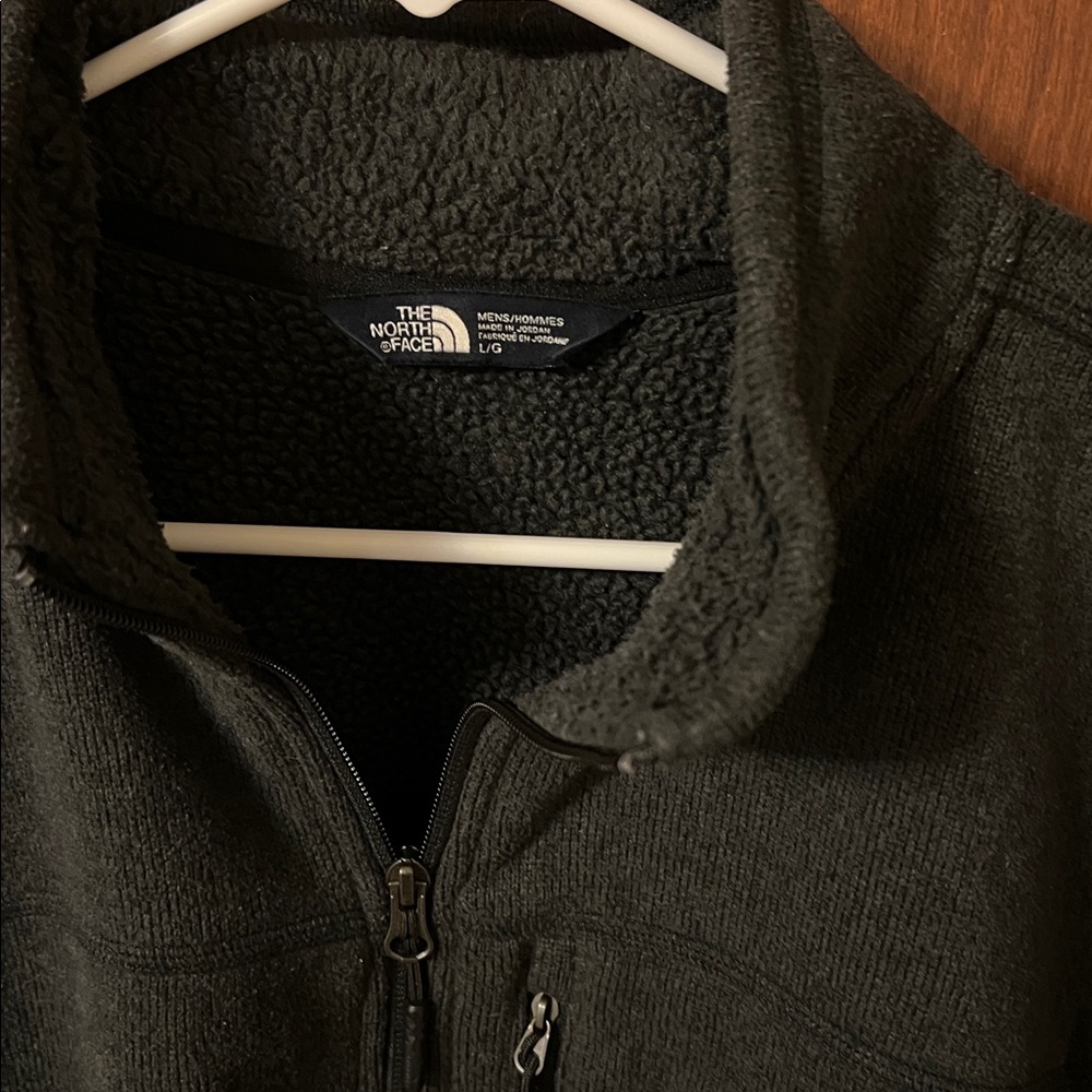 The North Face Dark Gray Quarter-Zip Fleece - Picture 3 of 5